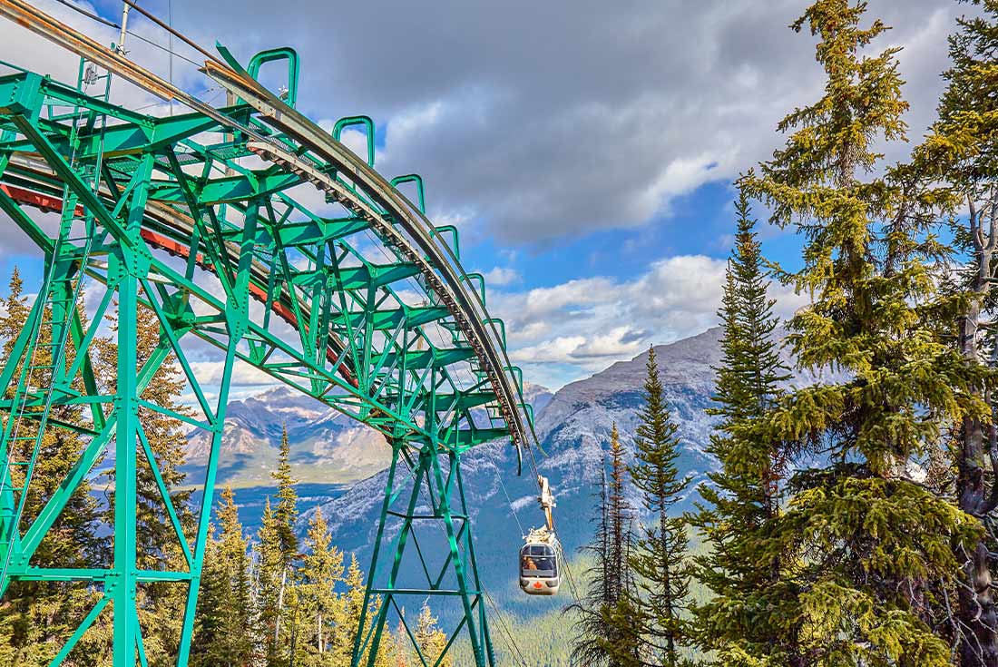 Sulphur Mountain Gondola, Alberta, Canada